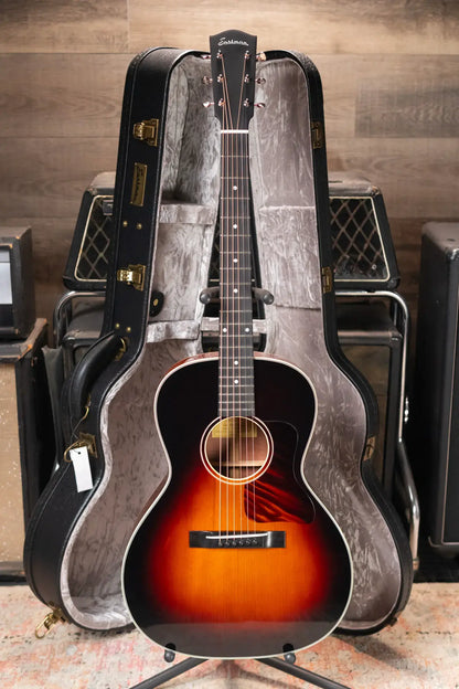 Eastman E10 OOSS-TC Acoustic Guitar - Sunburst with Hardshell Case
