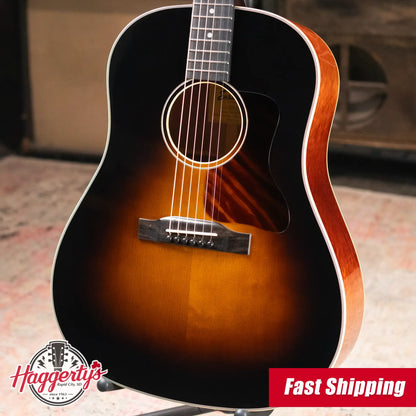 Eastman E10SS-TC Dreadnought Acoustic Guitar - Sunburst with Hardshell Case