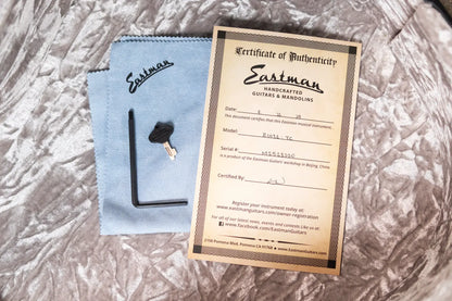 Eastman E10SS-TC Dreadnought Acoustic Guitar - Sunburst with Hardshell Case