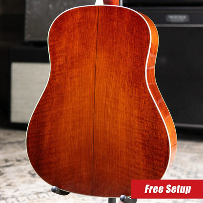 Eastman E10SS-TC Thermo-Cured Dreadnought Acoustic Guitar -  Sunburst with Hardshell Case