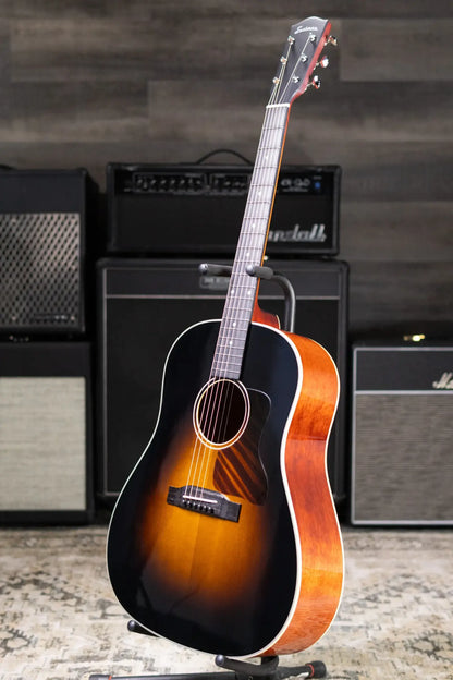 Eastman E10SS-TC Thermo-Cured Dreadnought Acoustic Guitar -  Sunburst with Hardshell Case