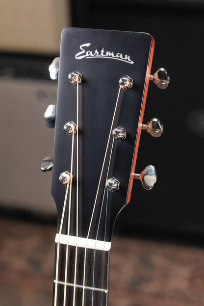 Eastman E1OM-DLX Acoustic/Electric Guitar with Gig Bag