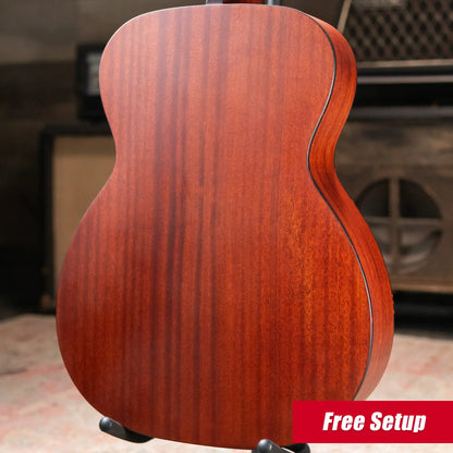 Eastman E1OM Orchestra Model Acoustic Guitar - Natural with Softshell Case