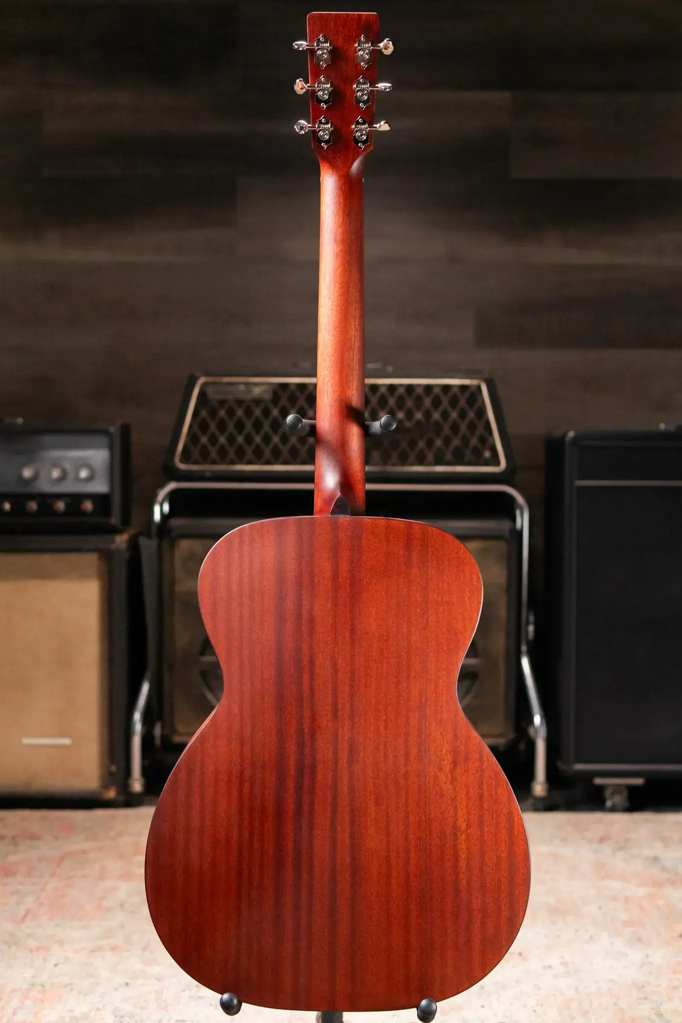 Eastman E1OM Orchestra Model Acoustic Guitar - Natural with Softshell Case
