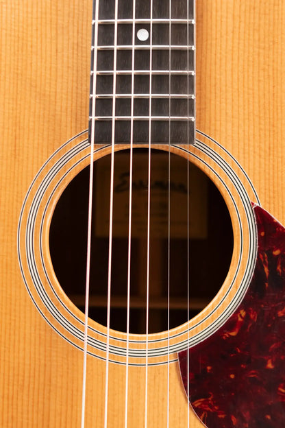 Eastman E1OM Orchestra Model Acoustic Guitar - Natural with Softshell Gig Bag