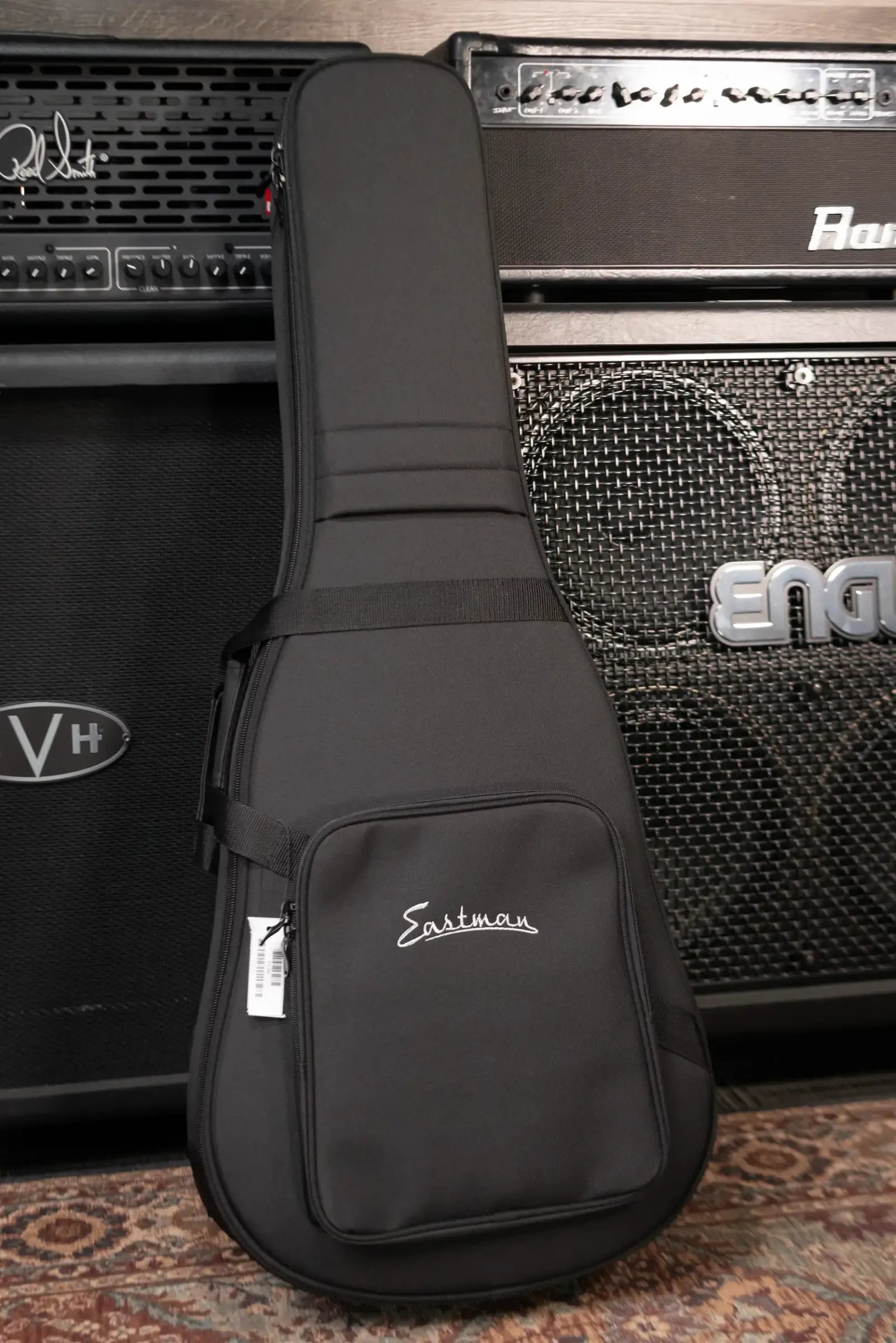 Eastman E1OM Orchestra Model Acoustic Guitar - Natural with Softshell Gig Bag