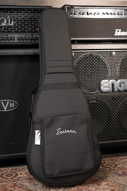 Eastman E1OM Orchestra Model Acoustic Guitar - Natural with Softshell Gig Bag