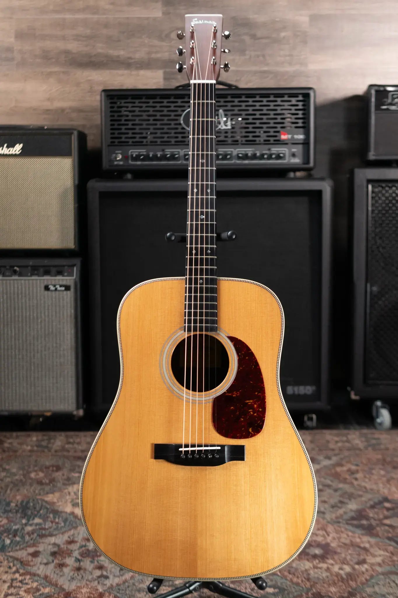 Eastman E20D-TC Dreadnought Acoustic Guitar - Natural with Hardshell Case