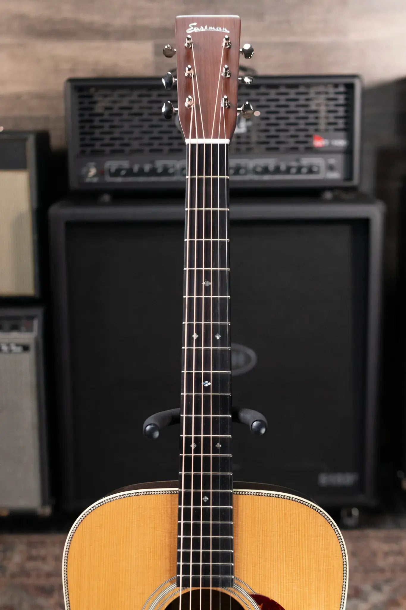 Eastman E20D-TC Dreadnought Acoustic Guitar - Natural with Hardshell Case