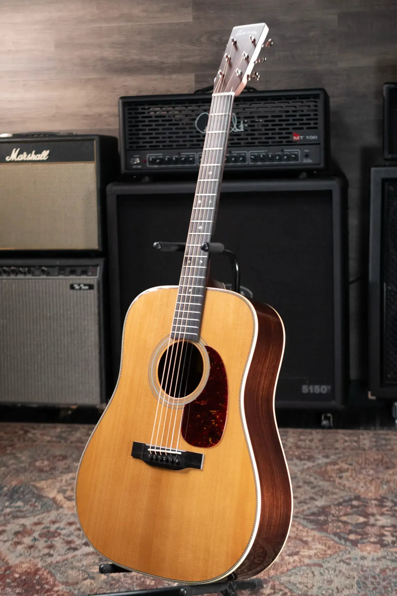 Eastman E20D-TC Dreadnought Acoustic Guitar - Natural with Hardshell Case