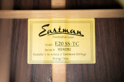 Eastman E20SS-TC Dreadnought Acoustic with Hardshell Case