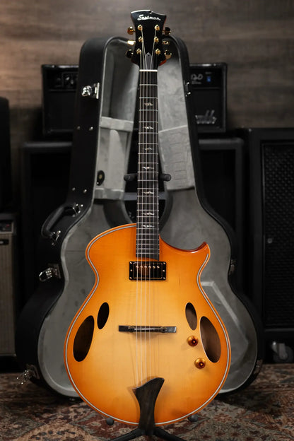Eastman ER4 El Ray Otto D'ambrosio Signature Hollowbody Electric Guitar - Pomonaburst with Hardshell Case