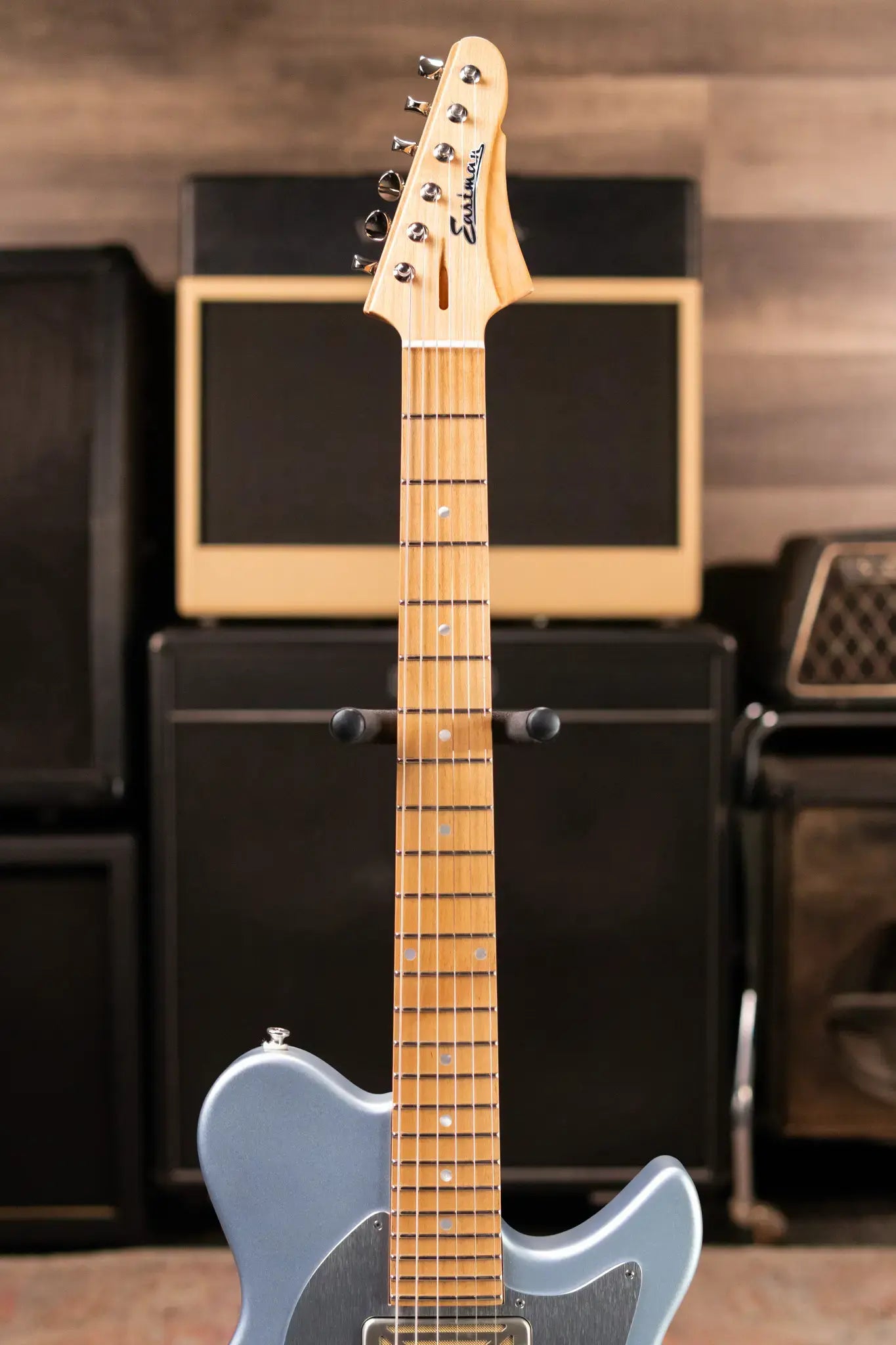 Eastman FT-SC'52-IBM FullerTone Series SC Electric Guitar - Ice Blue Metallic with Gig Bag