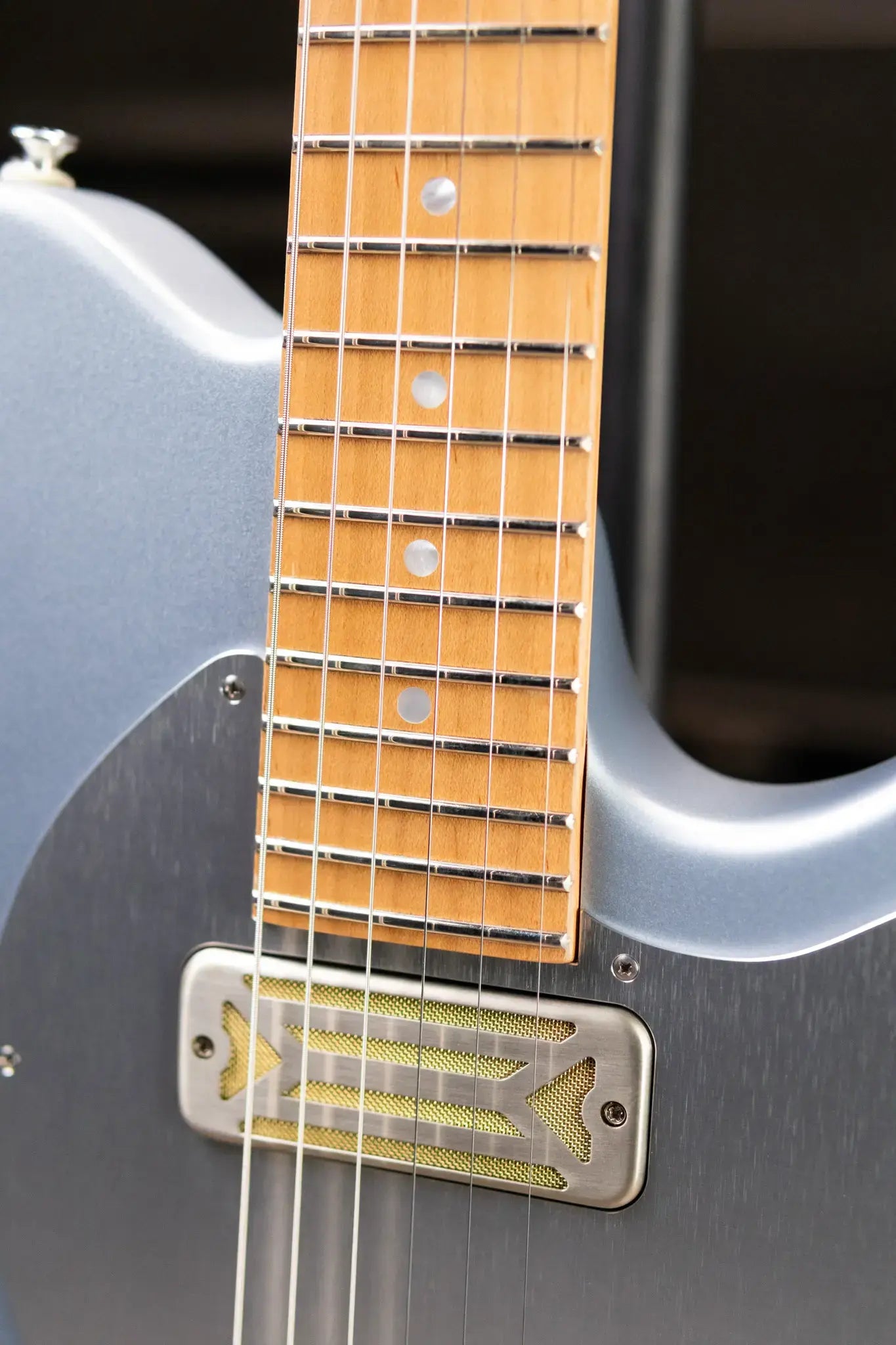 Eastman FT-SC'52-IBM FullerTone Series SC Electric Guitar - Ice Blue Metallic with Gig Bag