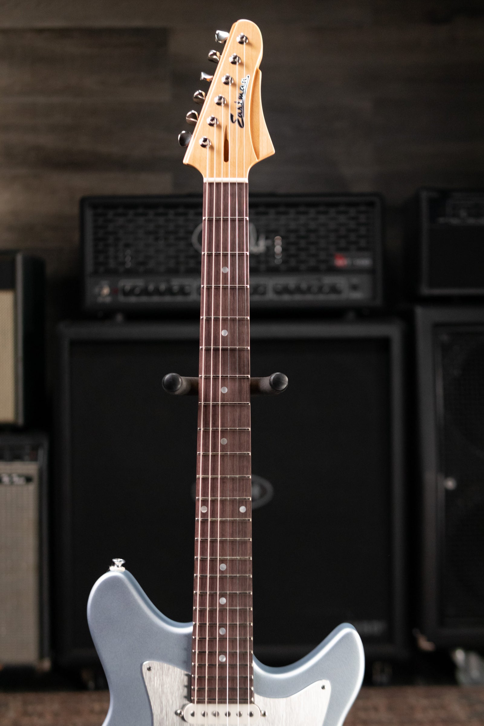 Eastman FullerTone DC'62 Electric Guitar - Ice Blue Metallic with Padded Gig Bag