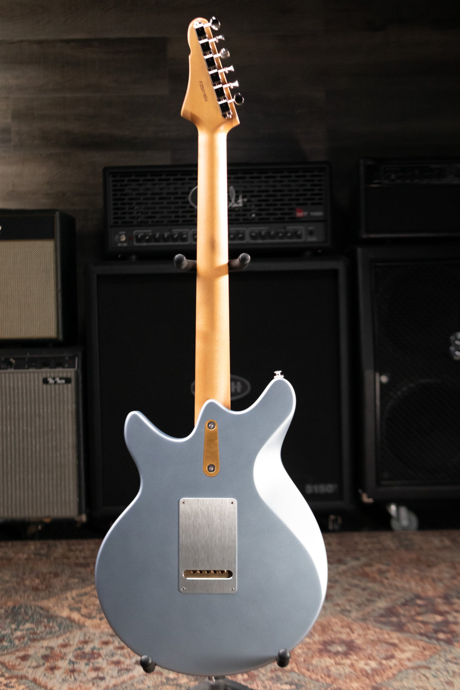 Eastman FullerTone DC'62 Electric Guitar - Ice Blue Metallic with Padded Gig Bag