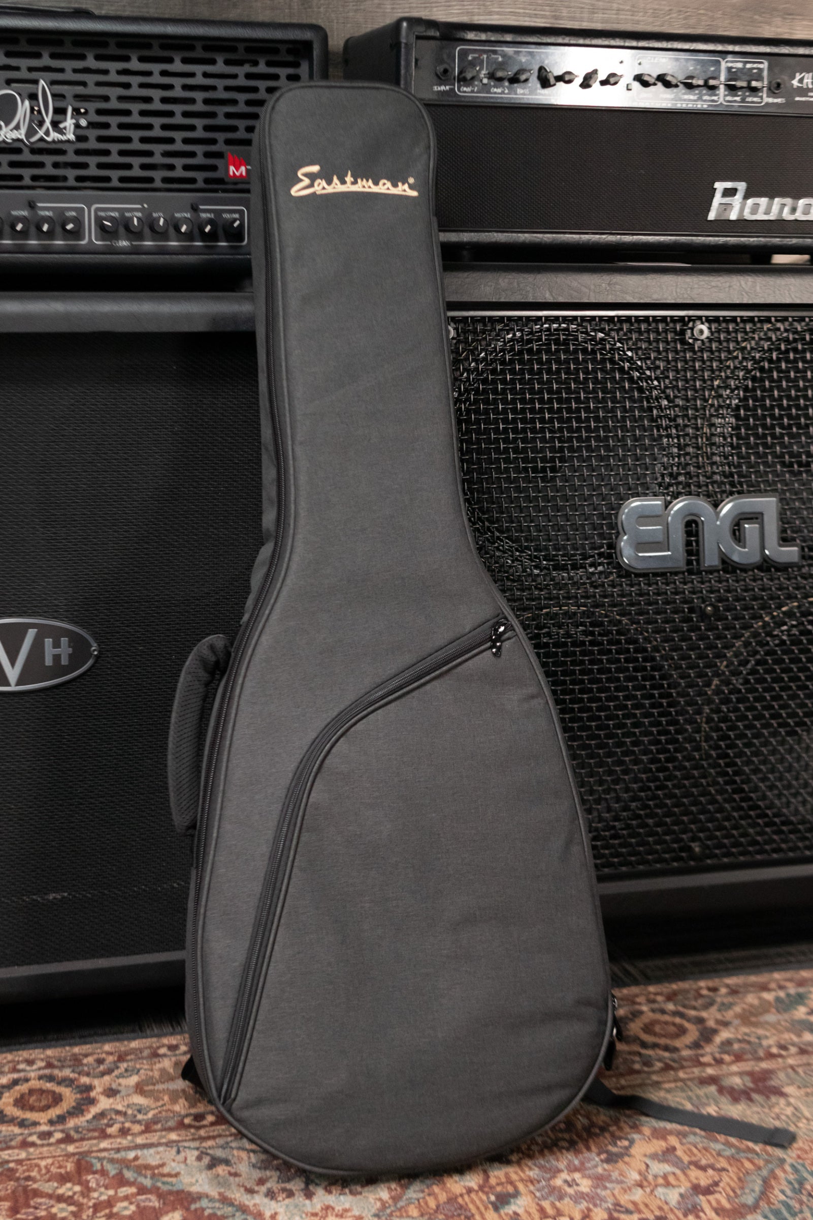 Eastman FullerTone DC'62 Electric Guitar - Ice Blue Metallic with Padded Gig Bag