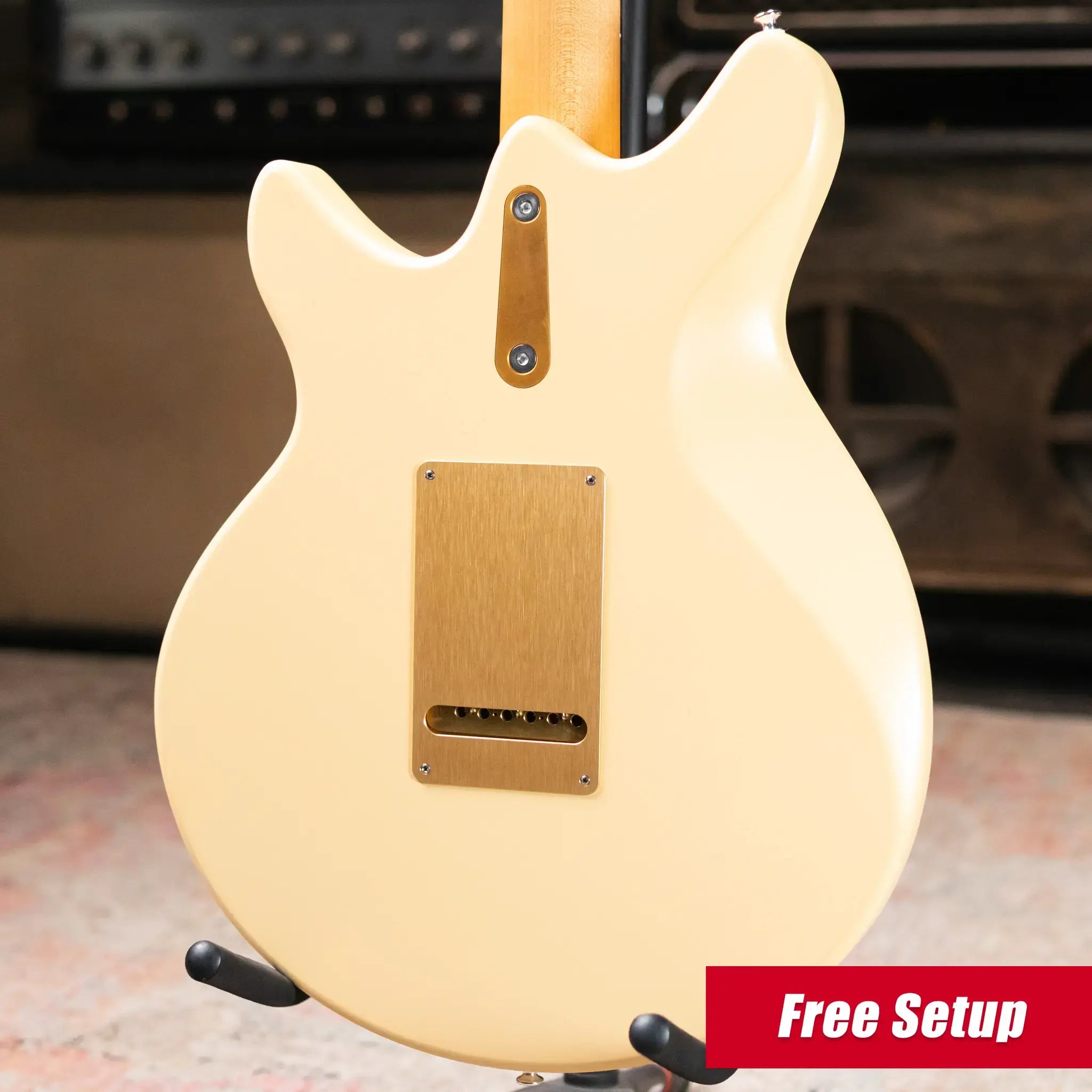Eastman FullerTone Series DC Electric Guitar - Desert Sand with Gig Bag