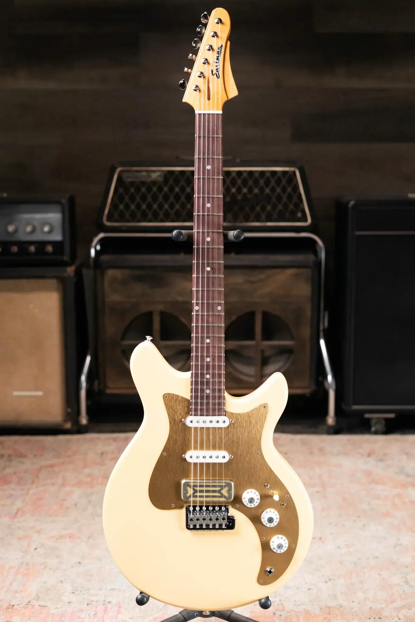 Eastman FullerTone Series DC Electric Guitar - Desert Sand with Gig Bag