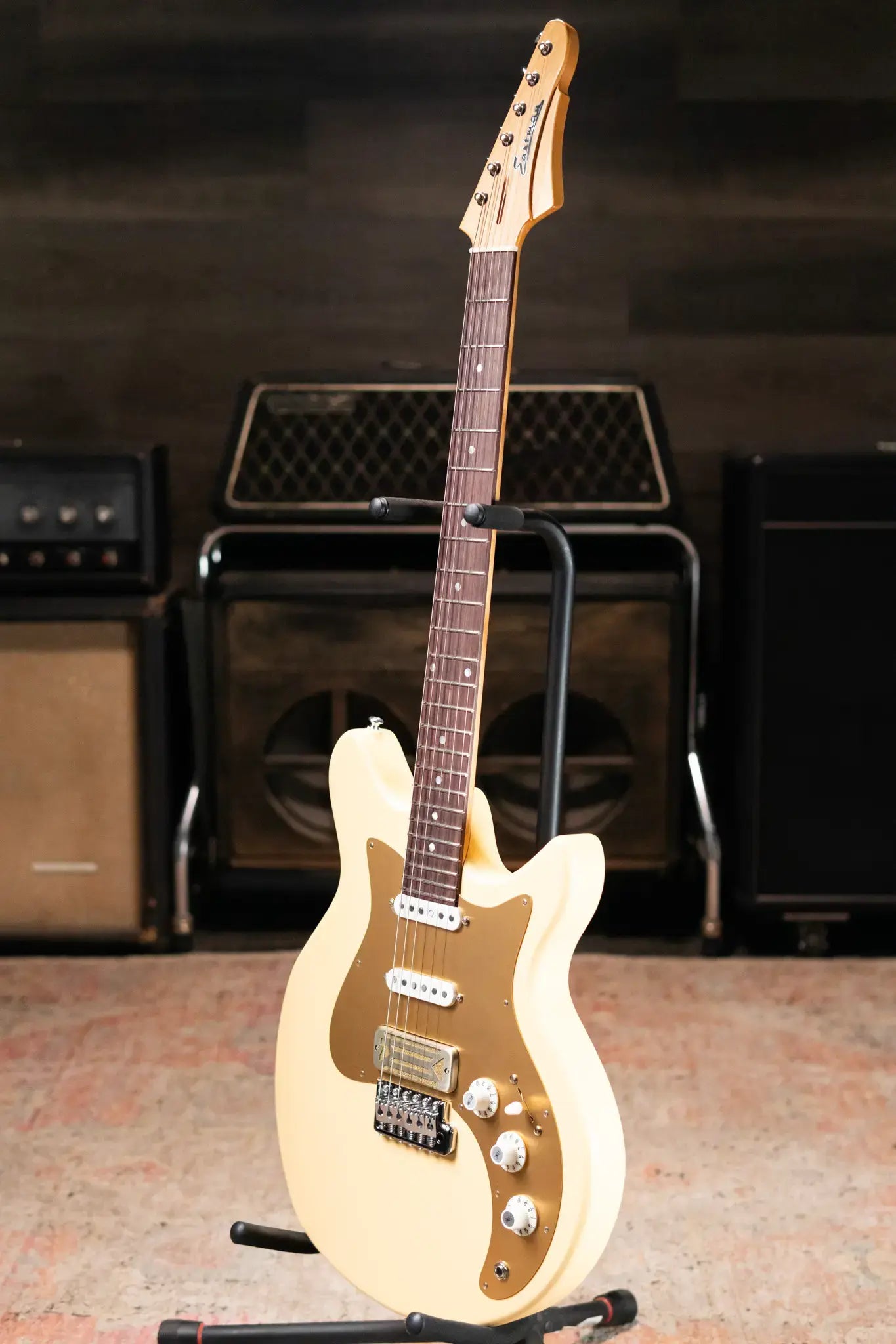 Eastman FullerTone Series DC Electric Guitar - Desert Sand with Gig Bag