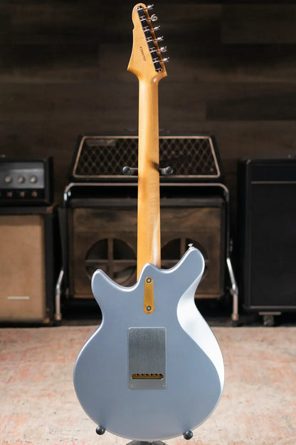 Eastman FullerTone Series DC Electric Guitar - Ice Blue Metallic