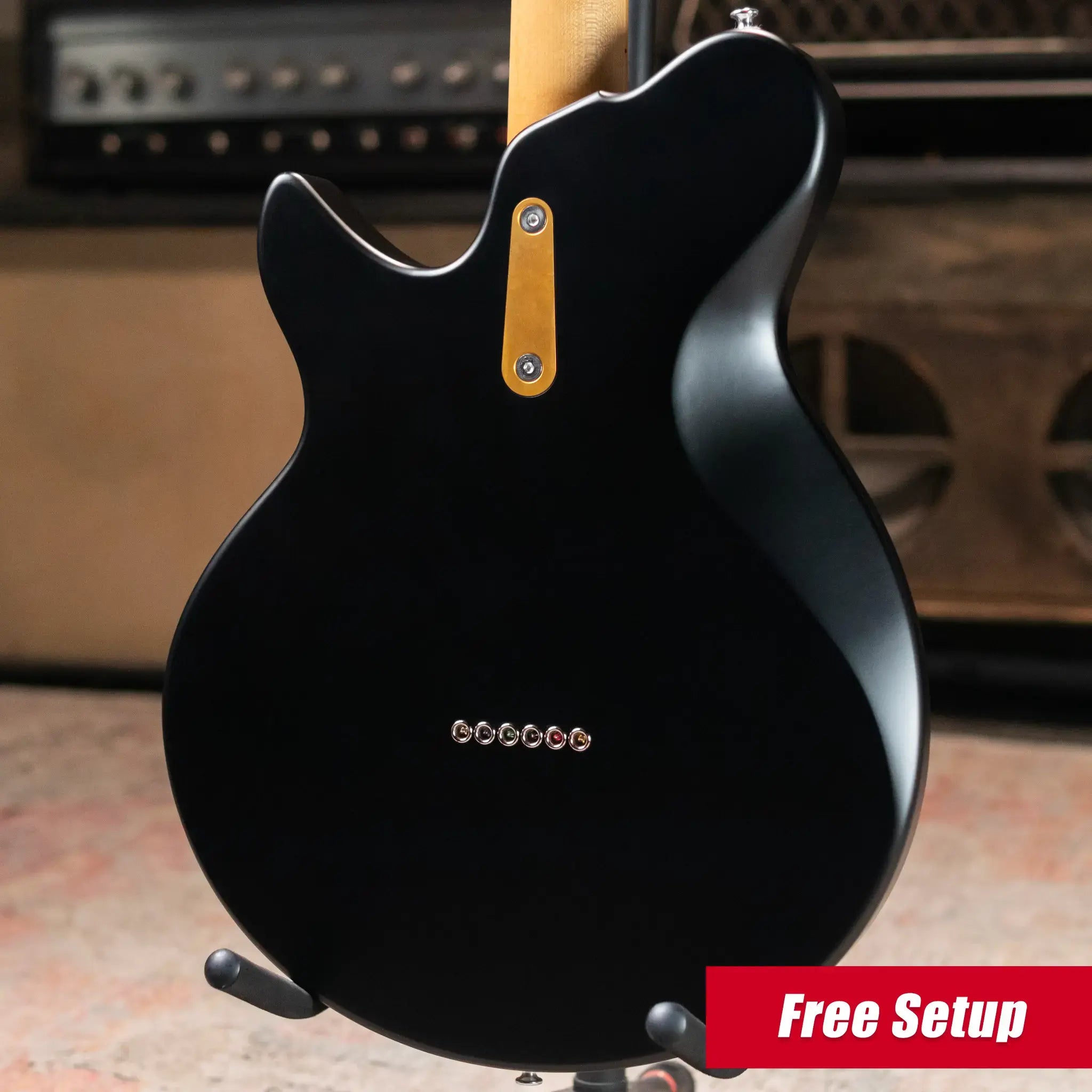 Eastman FullerTone Series SC Electric Guitar - Moss Black with Padded Gig Bag