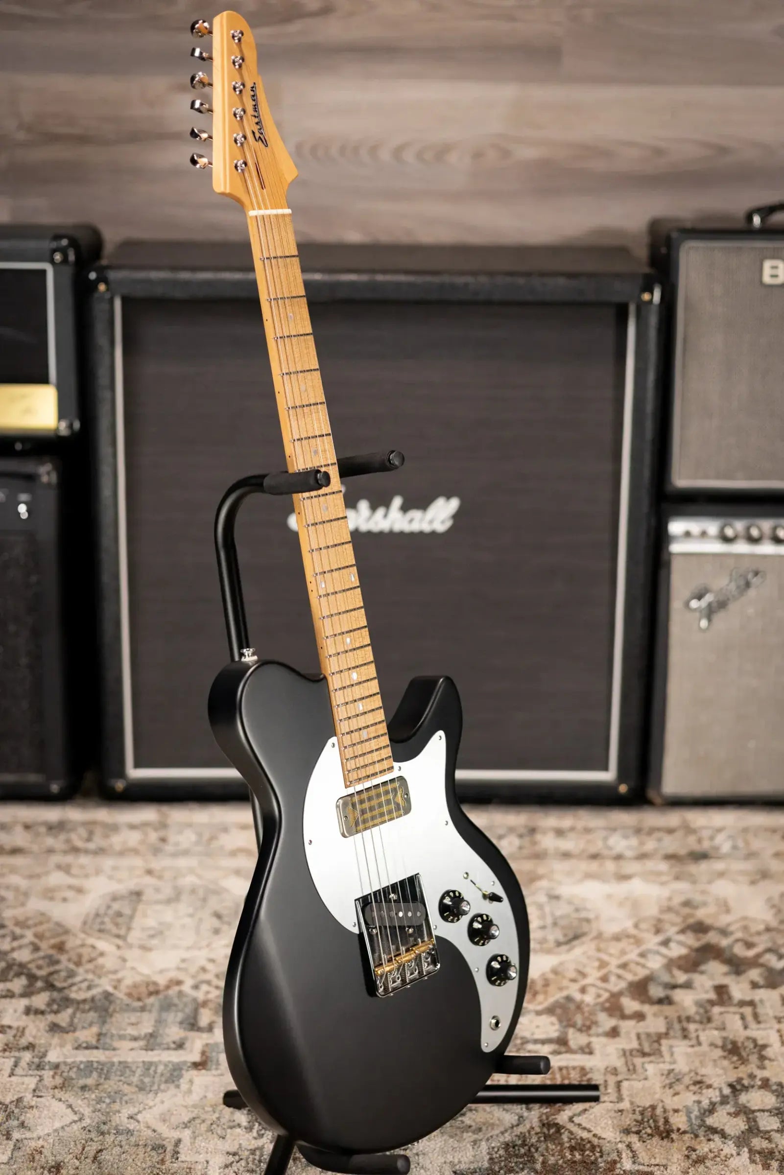 Eastman Fullertone SC '52 Electric Guitar - Moss Black with Gig Bag