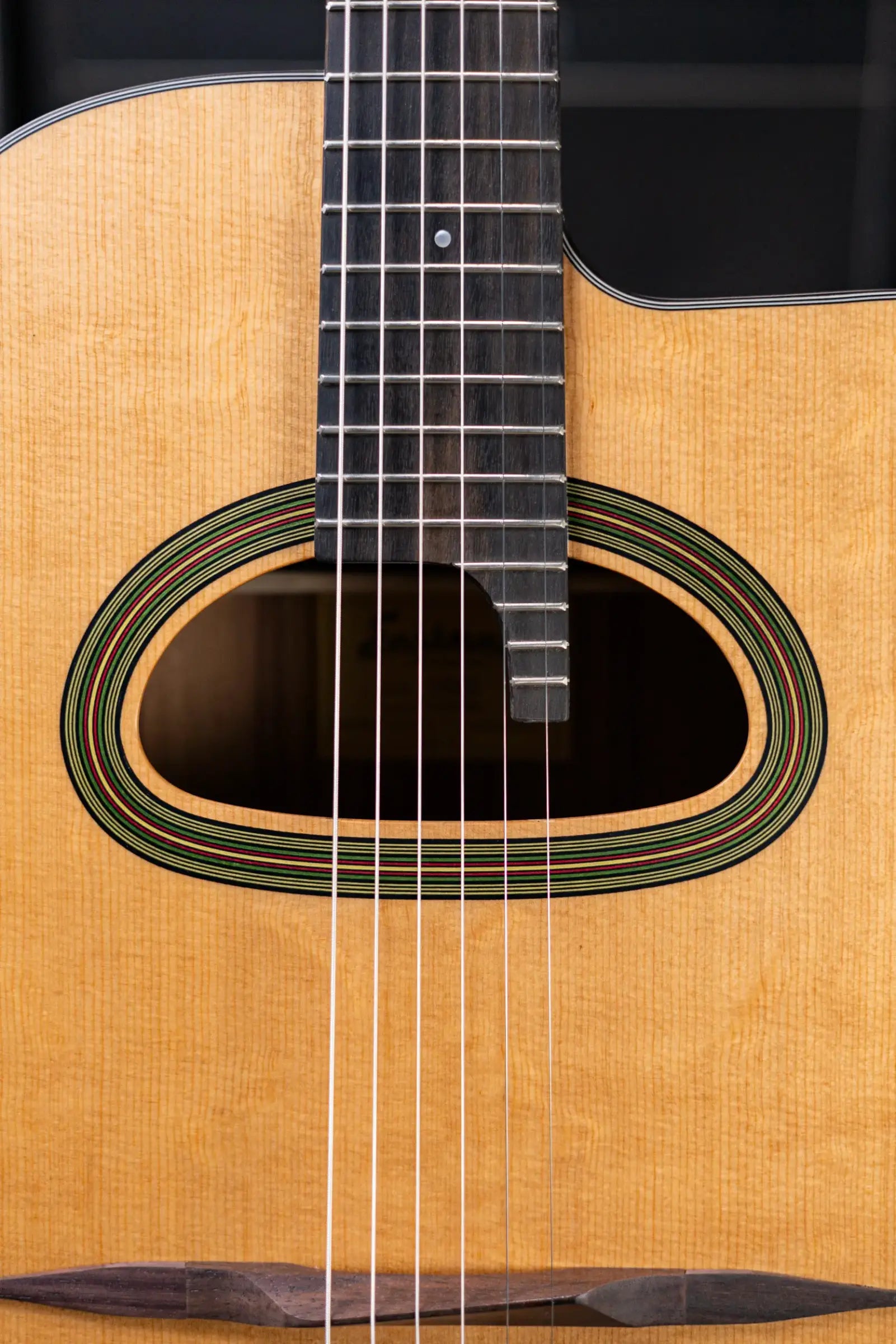 Eastman Guitars DM3 Grande Bouche Acoustic Guitar - Natural with Structured Gig Bag