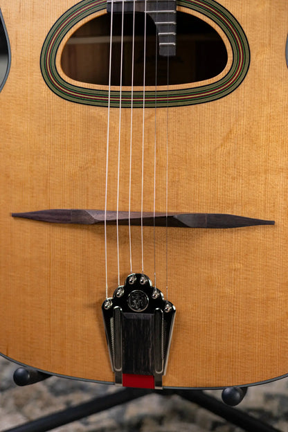 Eastman Guitars DM3 Grande Bouche Acoustic Guitar - Natural with Structured Gig Bag