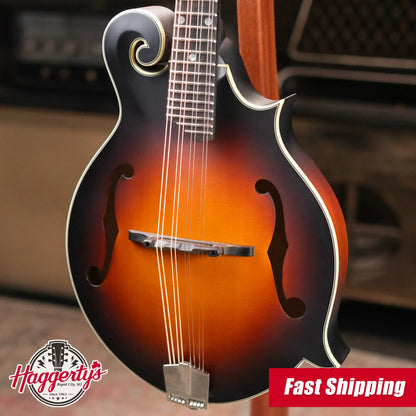 Eastman MD315E-SB F-Style Acoustic/Electric Mandolin - Sunburst with Gig Bag
