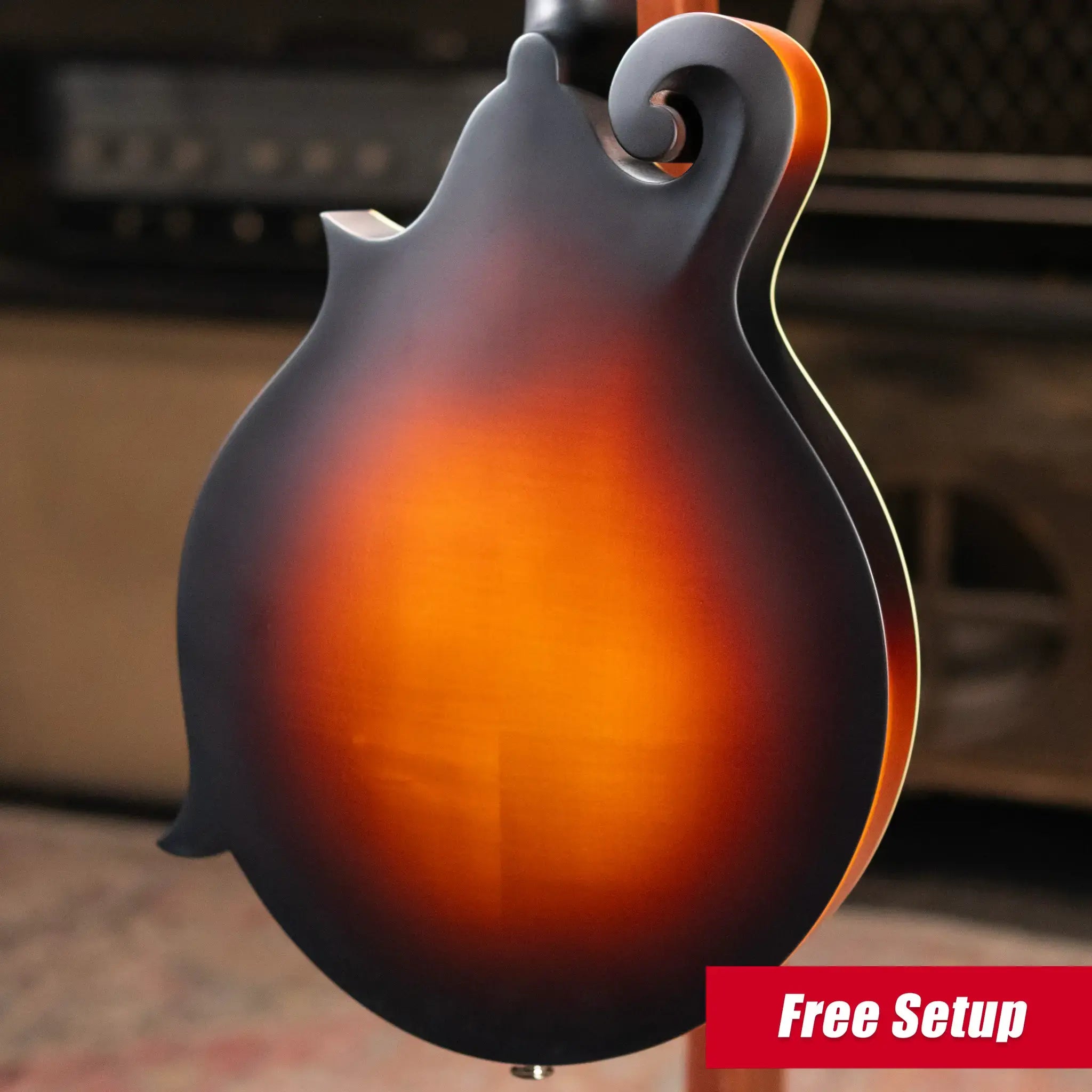 Eastman MD315E-SB F-Style Acoustic/Electric Mandolin - Sunburst with Gig Bag