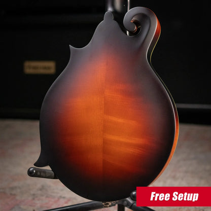 Eastman MD315E-SB F-Style Acoustic/Electric Mandolin - Sunburst with Gig Bag