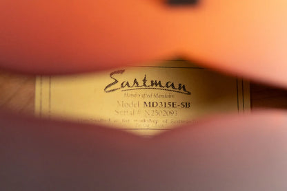 Eastman MD315E-SB F-Style Acoustic/Electric Mandolin - Sunburst with Gig Bag