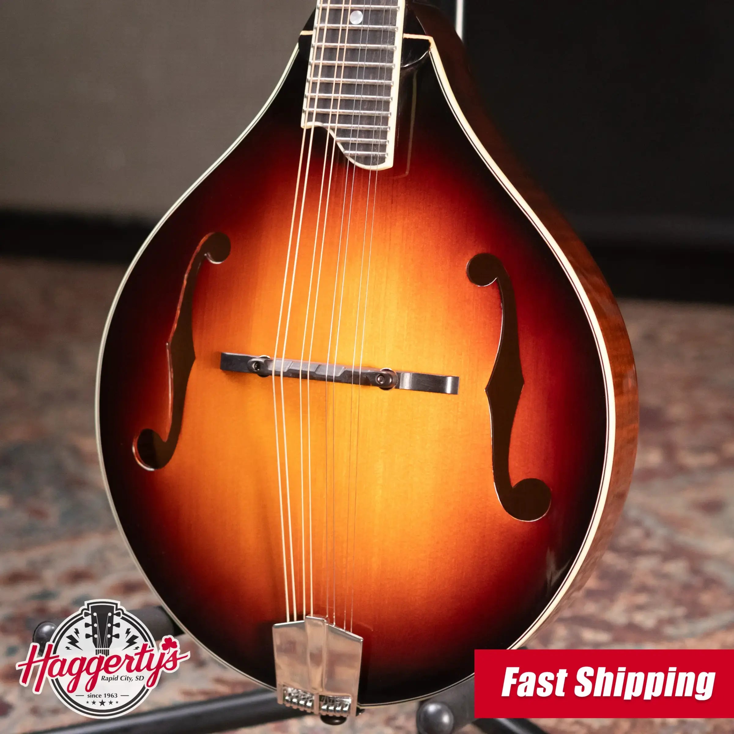 Eastman MD505-CS A-Style Mandolin - Classic Sunburst With Hardshell Case