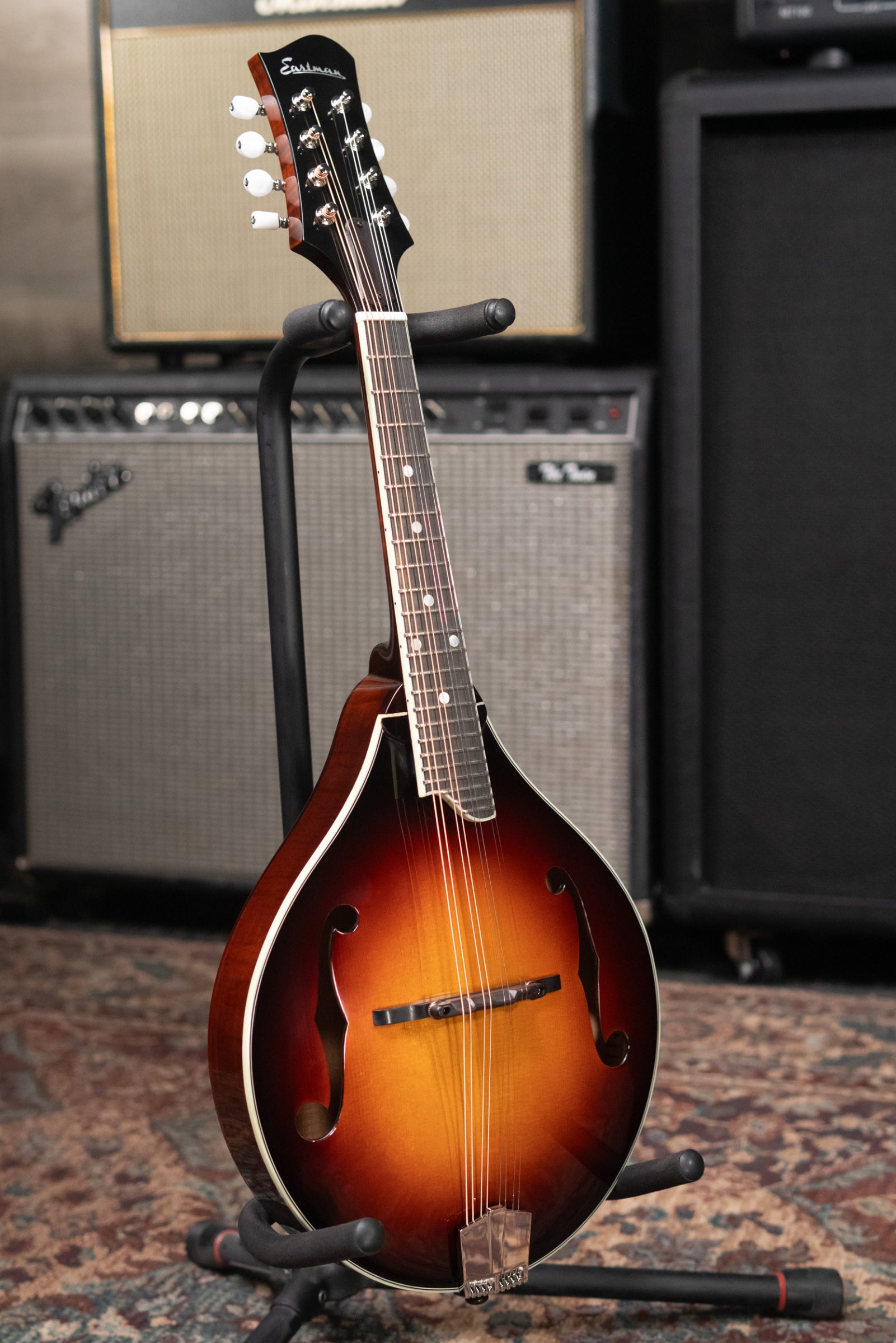 Eastman MD505-CS A-Style Mandolin - Classic Sunburst with Hardshell Case