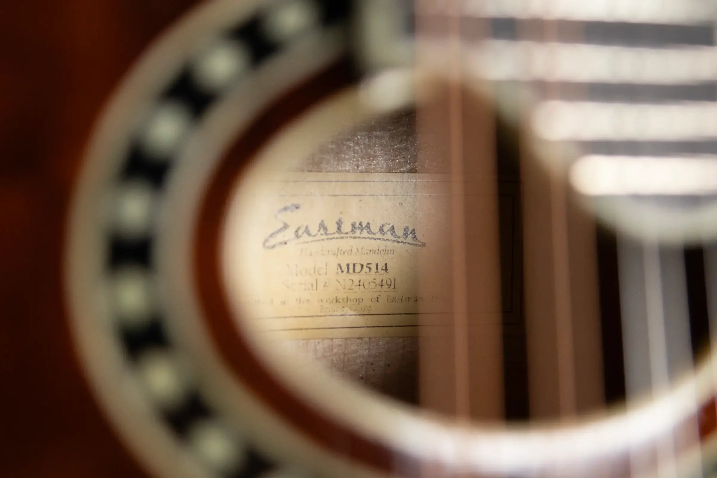 Eastman MD514 F Style Mandolin with Hardshell Case