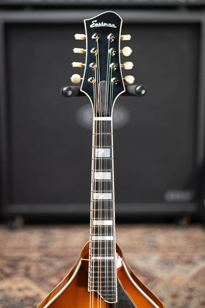 Eastman MD605-GB A-Style Acoustic/Electric Mandolin - Gold Burst with Hardshell Case