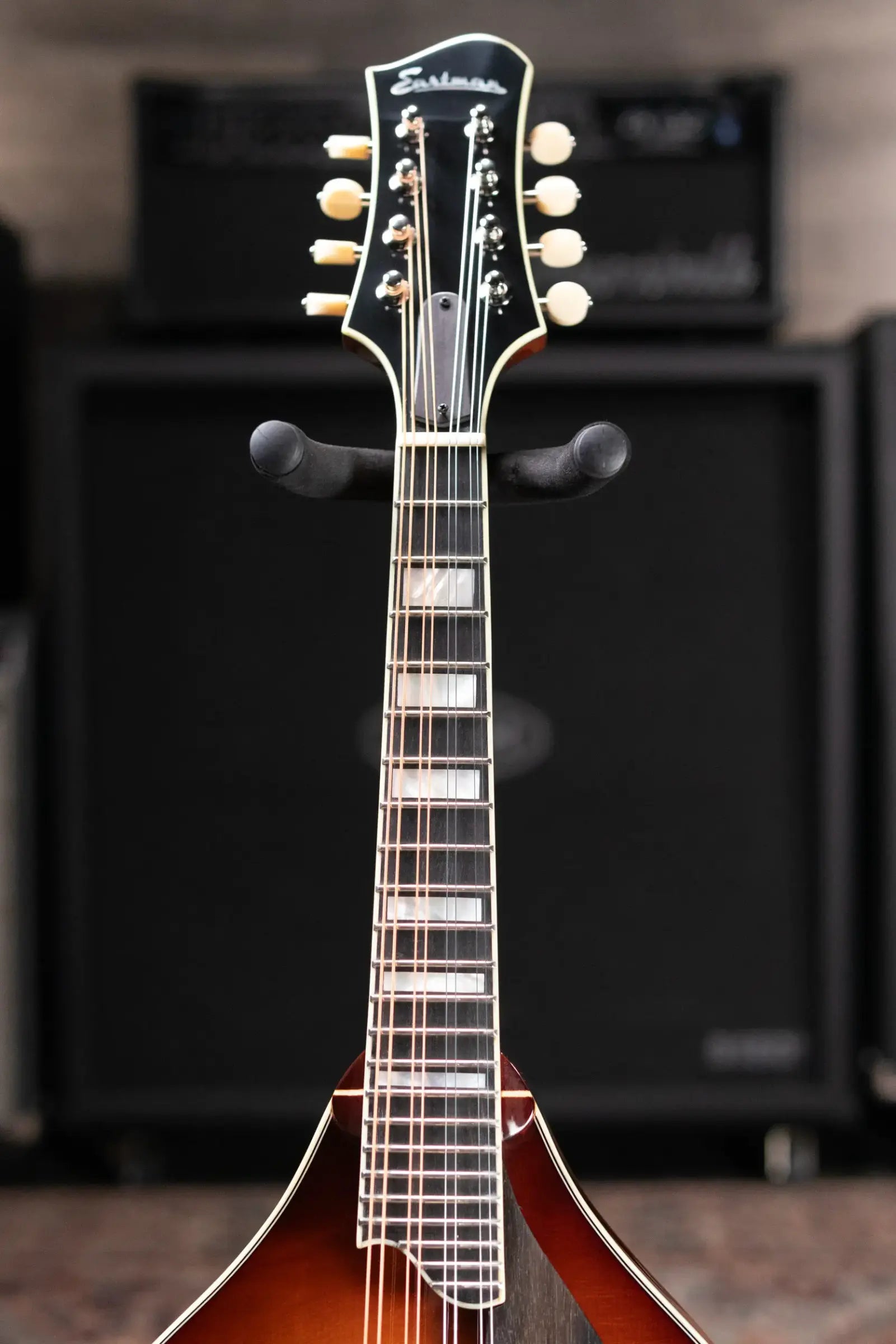 Eastman MD605-GB A-Style Acoustic/Electric Mandolin - Goldburst with Hardshell Case