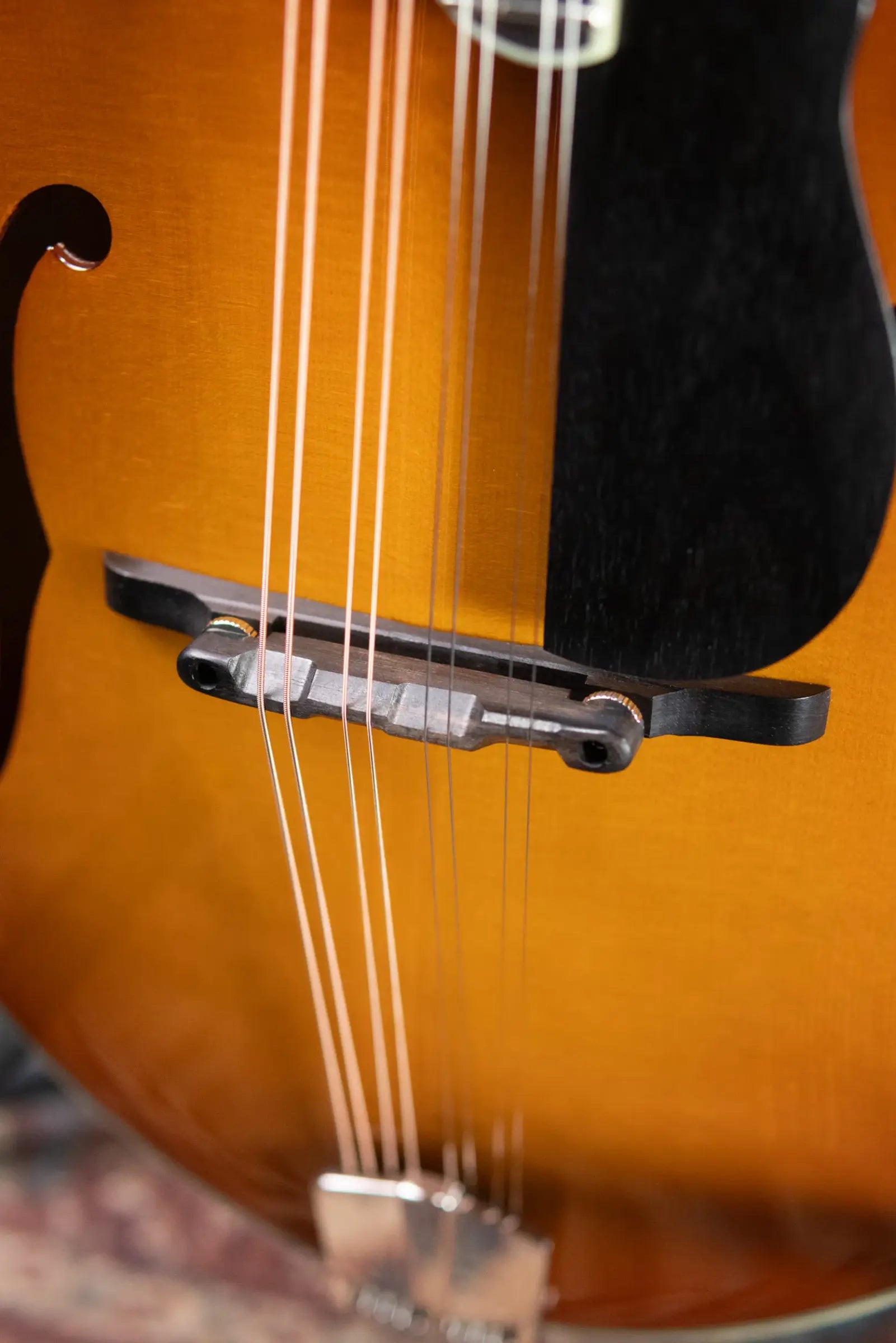 Eastman MD615-GB F-Style Acoustic/Electric Mandolin - Goldburst with Hardshell Case