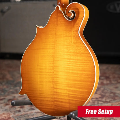 Eastman MD615-GB F Style Mandolin - Goldburst with Hardshell Case