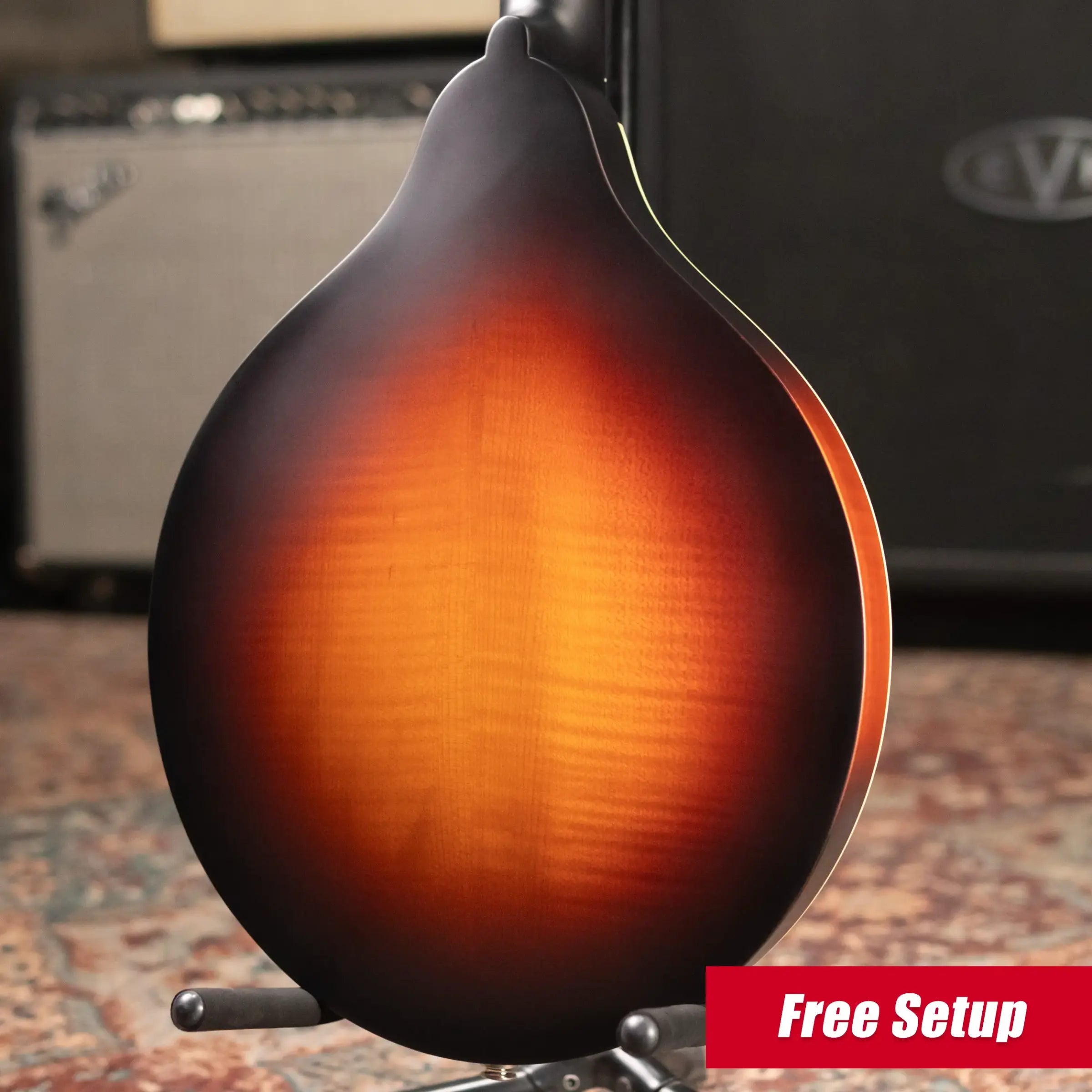 Eastman MDO305E-SB Octave Mandolin A-Style with K&K Pickup and Gig Bag