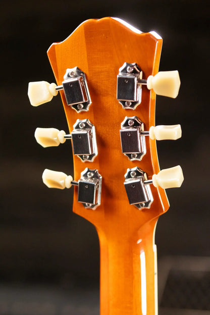 Eastman T486-GB 16" Thinline Electric Guitar - Goldburst with Hardshell Case