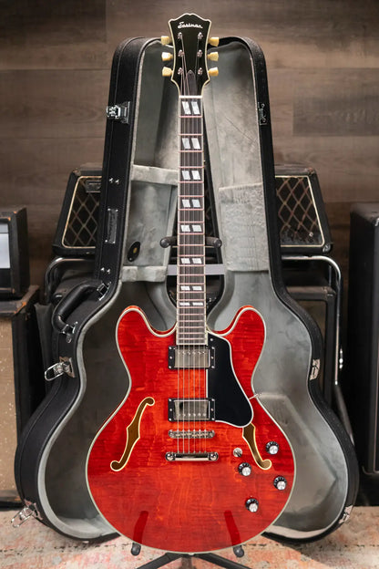 Eastman T486 Thinline Electric Guitar - Classic with Hardshell Case
