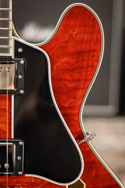 Eastman T486 Thinline Semi-Hollow Electric Guitar - Classic with Hardshell Case