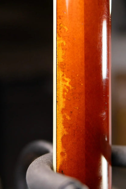 Eastman T64/V-GB Hollow Body Thinline Electric Guitar with Bigsby - Antique Goldburst with Hardshell Case