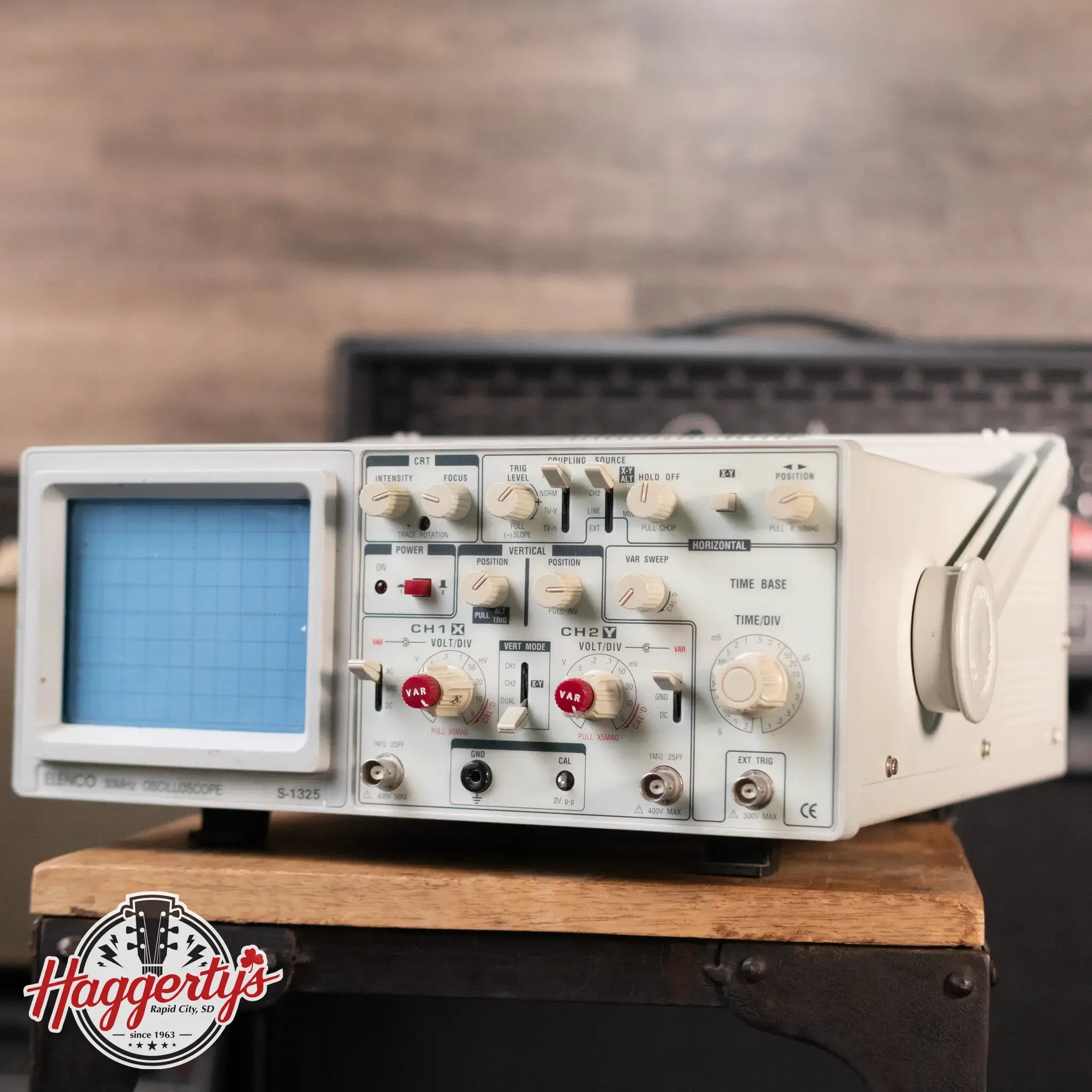 Elenco S-1325 Oscilloscope 30MHz 2-Channel - Used
