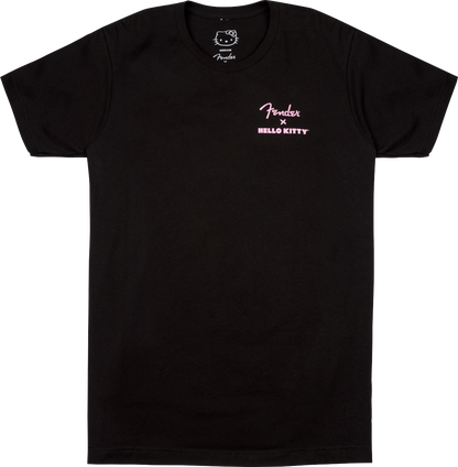 Fender x Hello Kitty Back Logo Tee - Black - S
