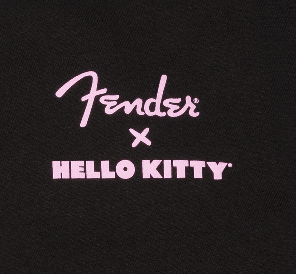 Fender x Hello Kitty Back Logo Tee - Black - S
