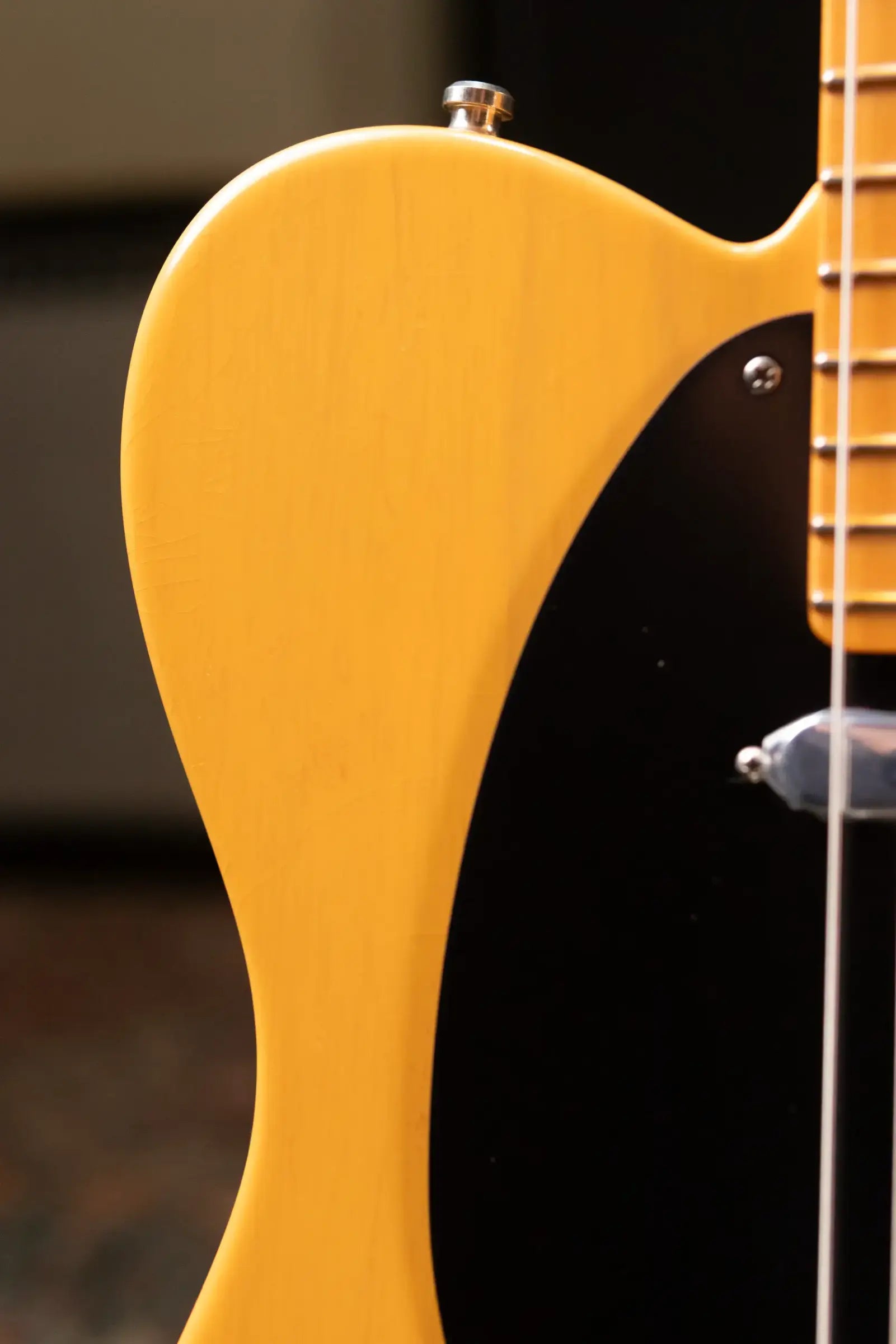 Fender American Ultra Luxe '50s Telecaster Electric Guitar - Butterscotch Blonde with Deluxe Hardshell Case