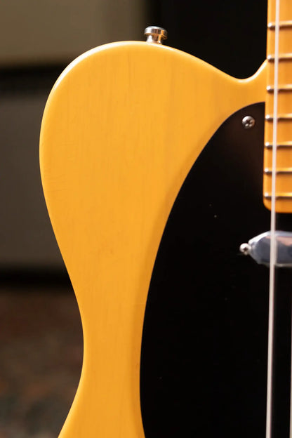 Fender American Ultra Luxe '50s Telecaster Electric Guitar - Butterscotch Blonde with Deluxe Hardshell Case